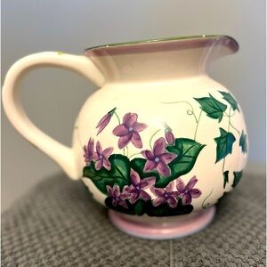Waverly Garden Room Sweet Violet Pitcher
